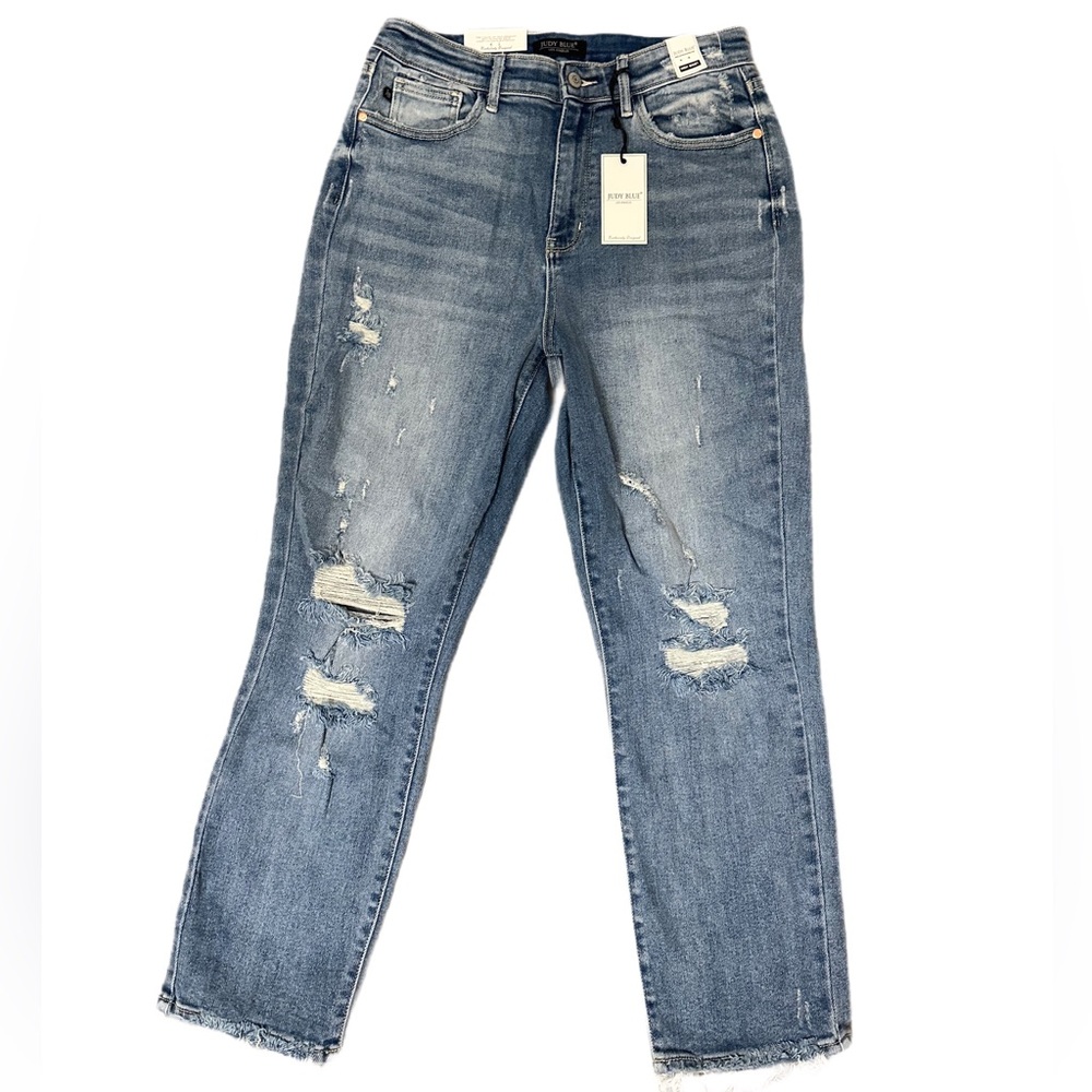 Judy Blue- Remus 90s High Rise Slim Straight Leg Jean